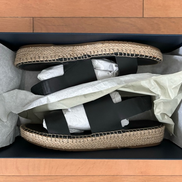 Cole Haan Black Espadrilles Sandals Cloudfeel W9 - Picture 9 of 11